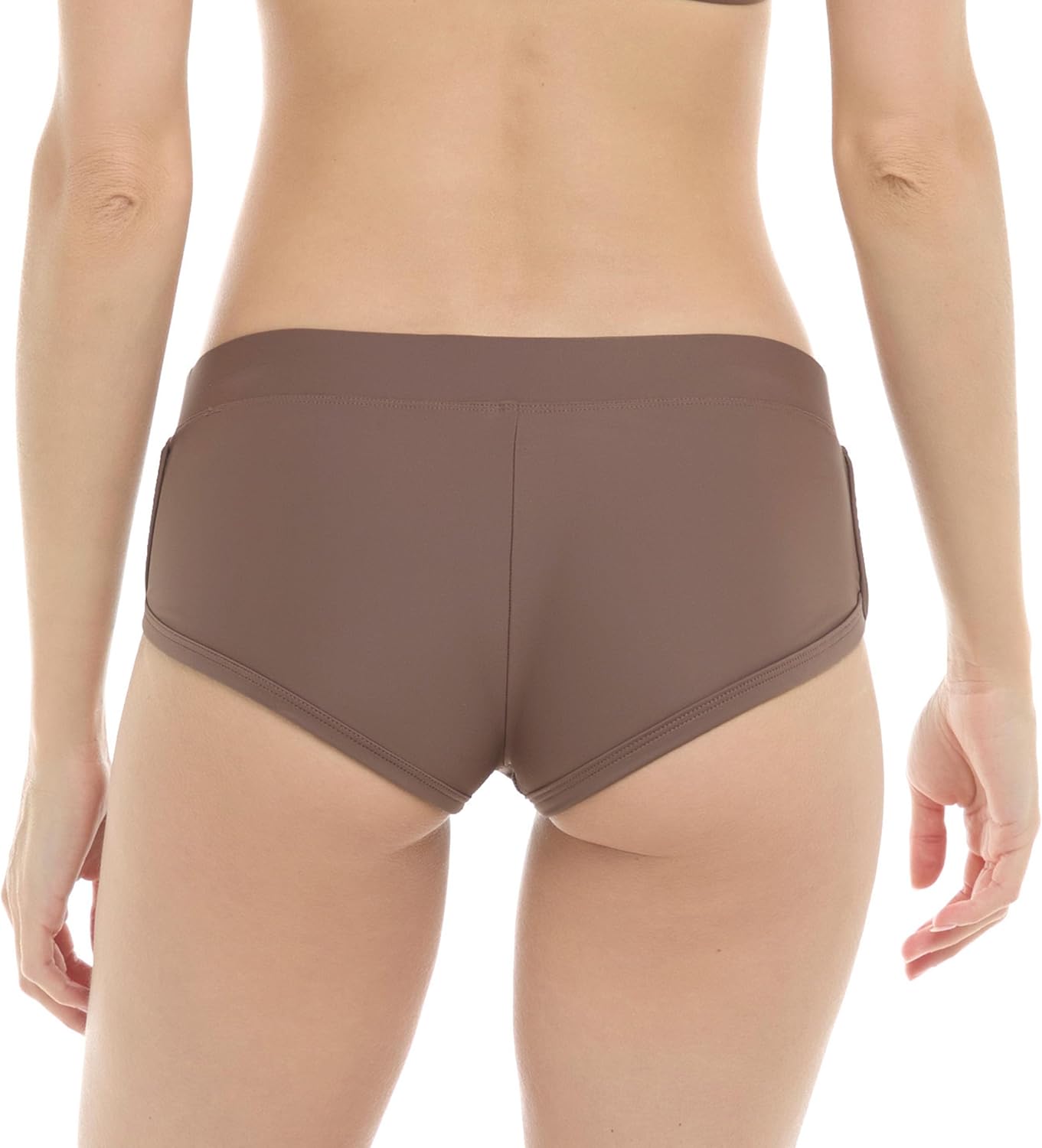 Smoothies Sidekick Solid Sporty Bikini Bottom Swimsuit Short