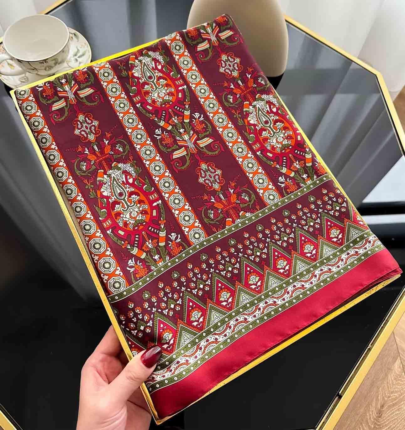 Xyueanlo Scarfs for Women Fashion Scarves Print Floral Dressy Scarf Lightweight Sunscreen Wraps Shawls - Image 5