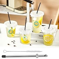 Vista 6 de Paquete de 1 perforador de acero inoxidable 316 para tapas de plástico, vasos de limonada, perforador de agujero afilado de limonada