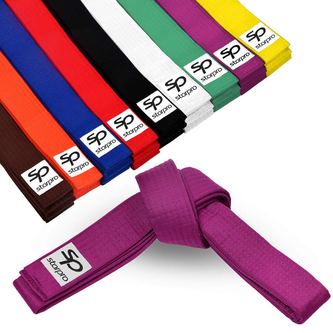 Buy Starpro Martial Arts Grading Belt 7 Stitch Cotton 9 Colours