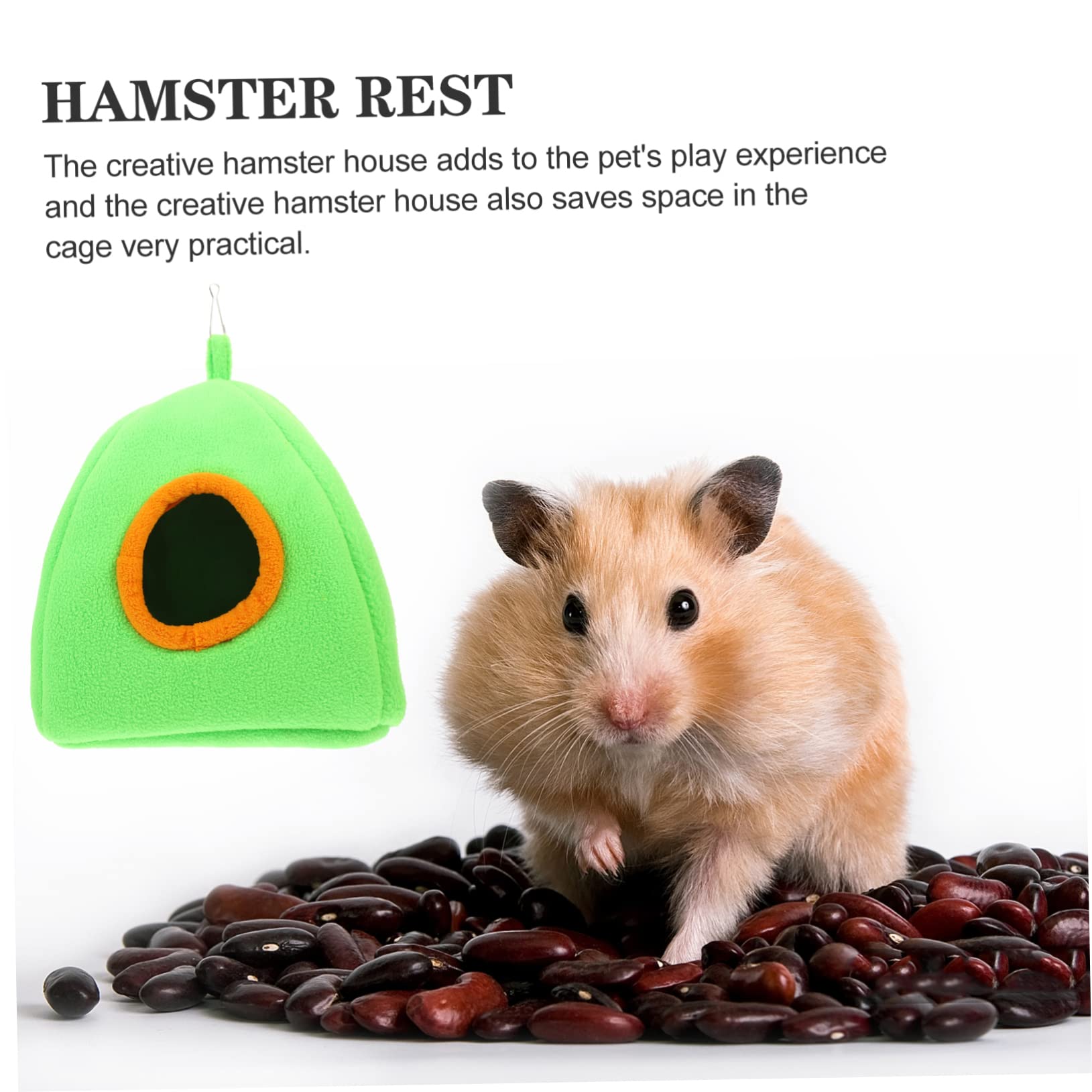SUPVOX 5pezzi Crea Un Rifugio Accogliente Per Tuo Criceto Con La Nostra Casa Sospesa Per Roditori Progettata Per Piccoli Animali Come Criceti Porcellini e Cincillà Questo Letto Adorabile