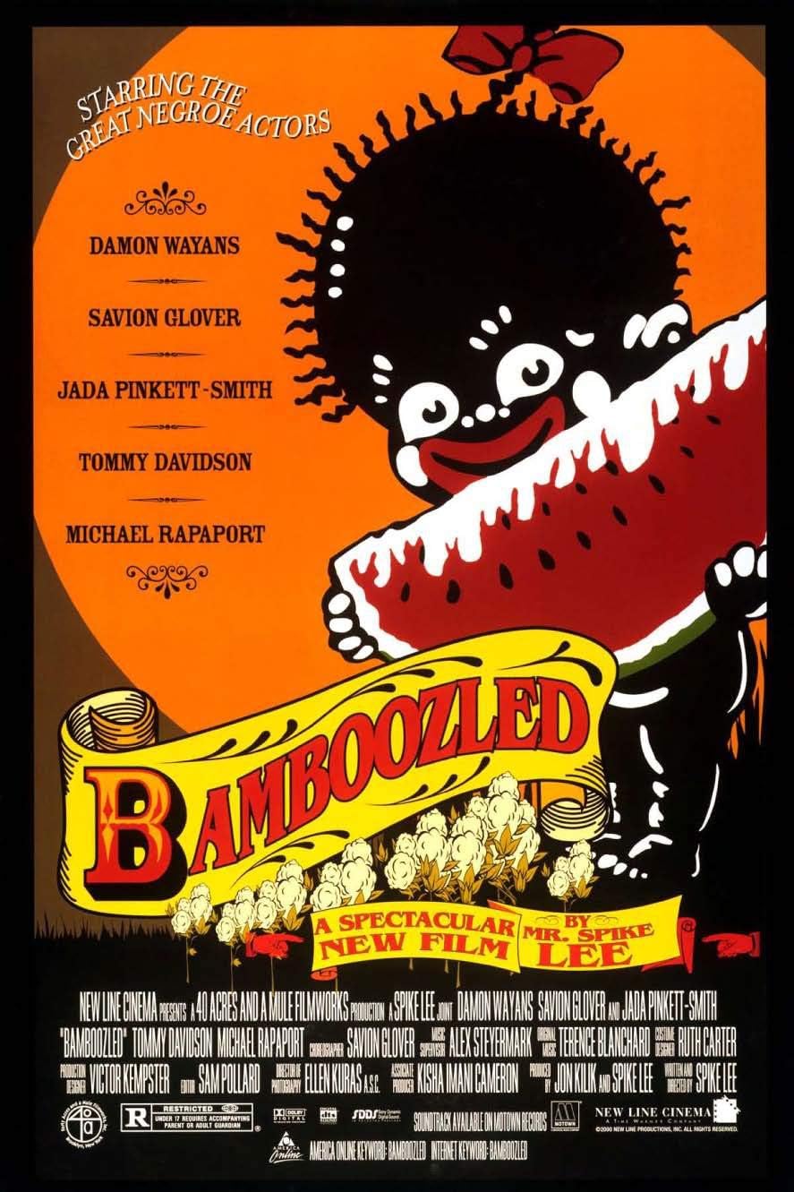 Movie Poster BAMBOOZLED 2 Sided RARE ORIGINAL 27x40 SPIKE LEE