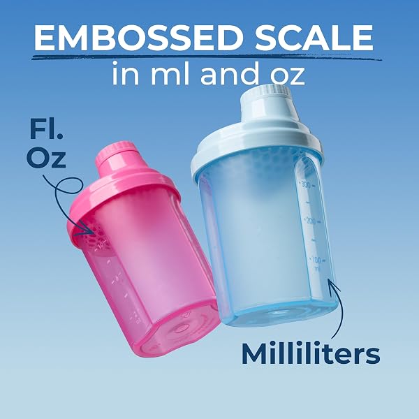 Smartshake Bouteille shaker protéinée de 300 ml avec bouchon à vis sécurisé – Shaker protéiné anti-fuite sans BPA pour un mélange fluide – Bouteille de gym durable et shaker pour protéines - 4
