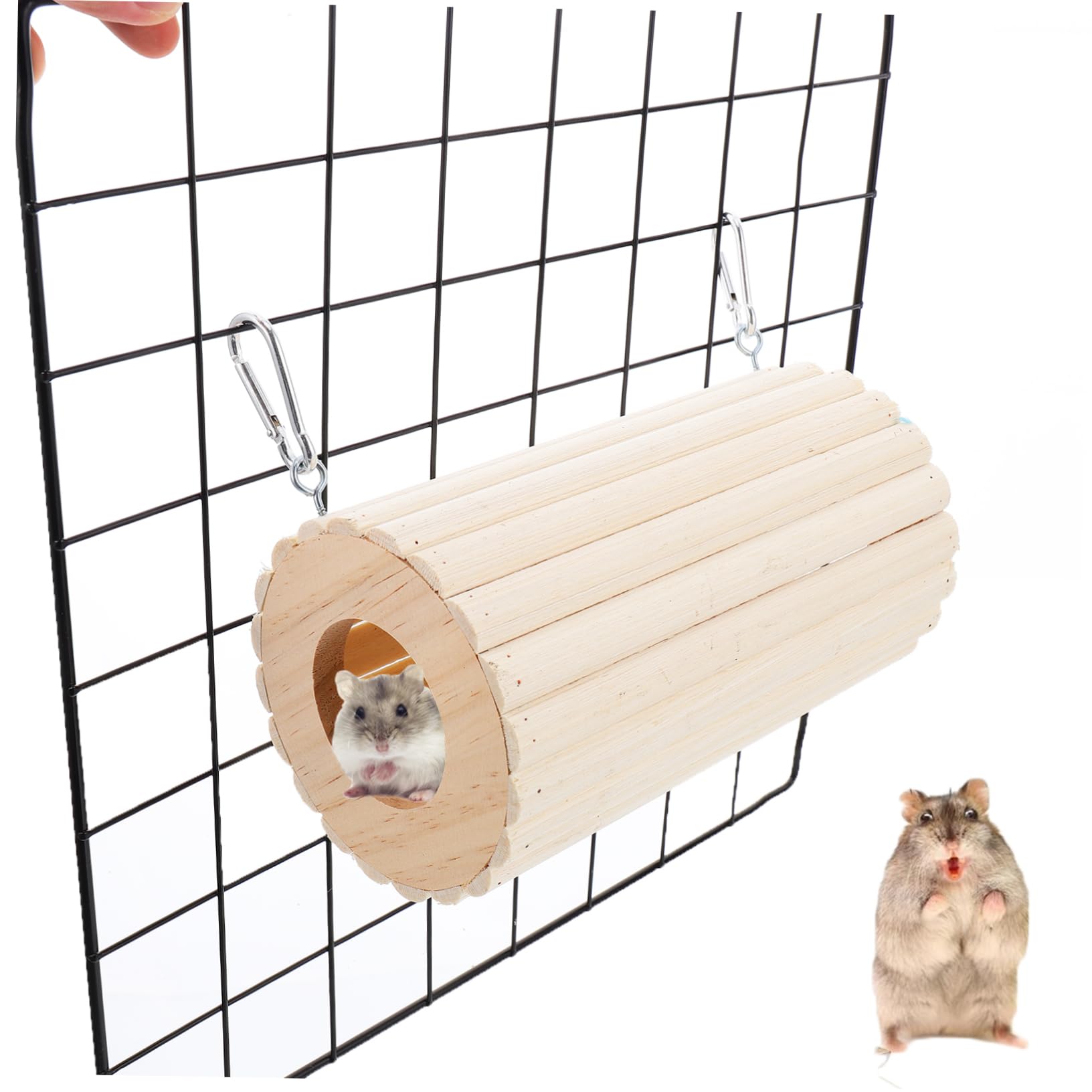 Sosoport 3stücke Teiliges Hamster Holzspielzeug Set Kletterleiter Tunnel Für Kleintiere Für Hamster Und Meerschweinchen Fördert Spiel Und Im Käfig