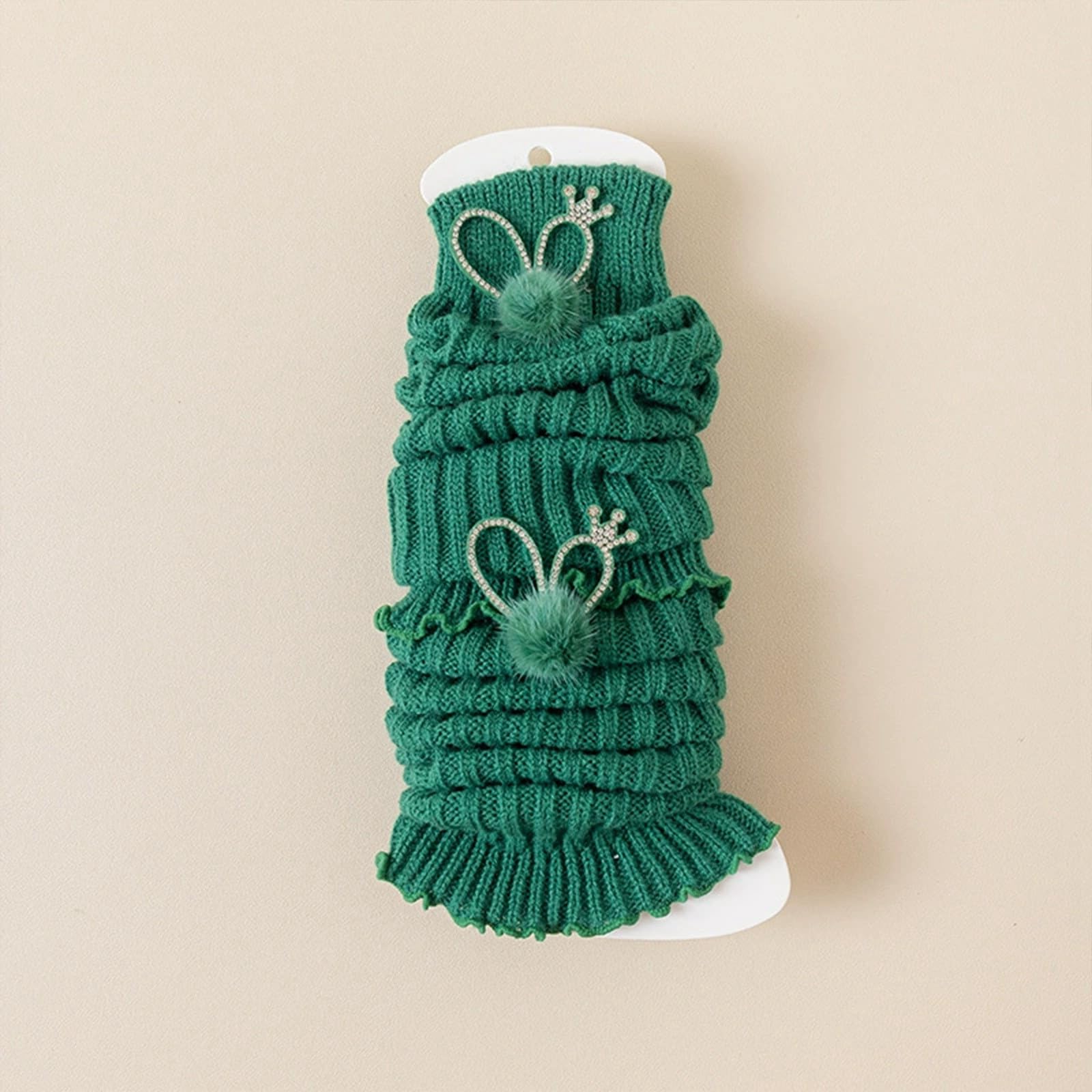 Generisch Calentadores de piernas para niñas, calcetines de punto para la pantorrilla para niños, calcetines festivos de Navidad para niños pequeños y niños