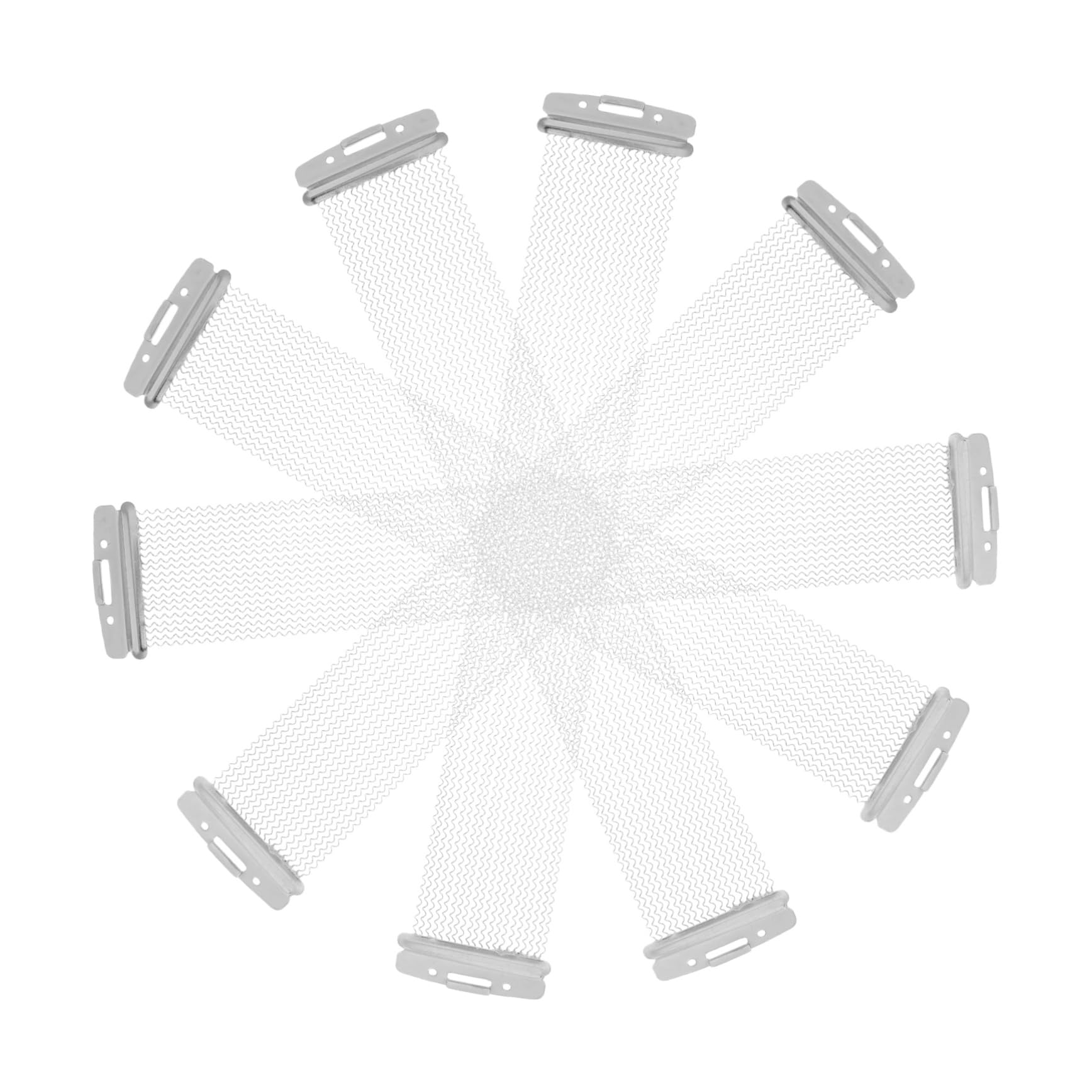 CIMAXIC Universal Snare Drum Replacement Parts 5pcs Chrome Drum Lugs Silver Wire for Music Hardware