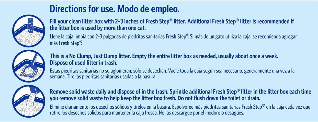 Fresh Step Non Clumping Cat Litter With Febreze Freshness, With 7-Day Odor Control, 14 lb. Bag