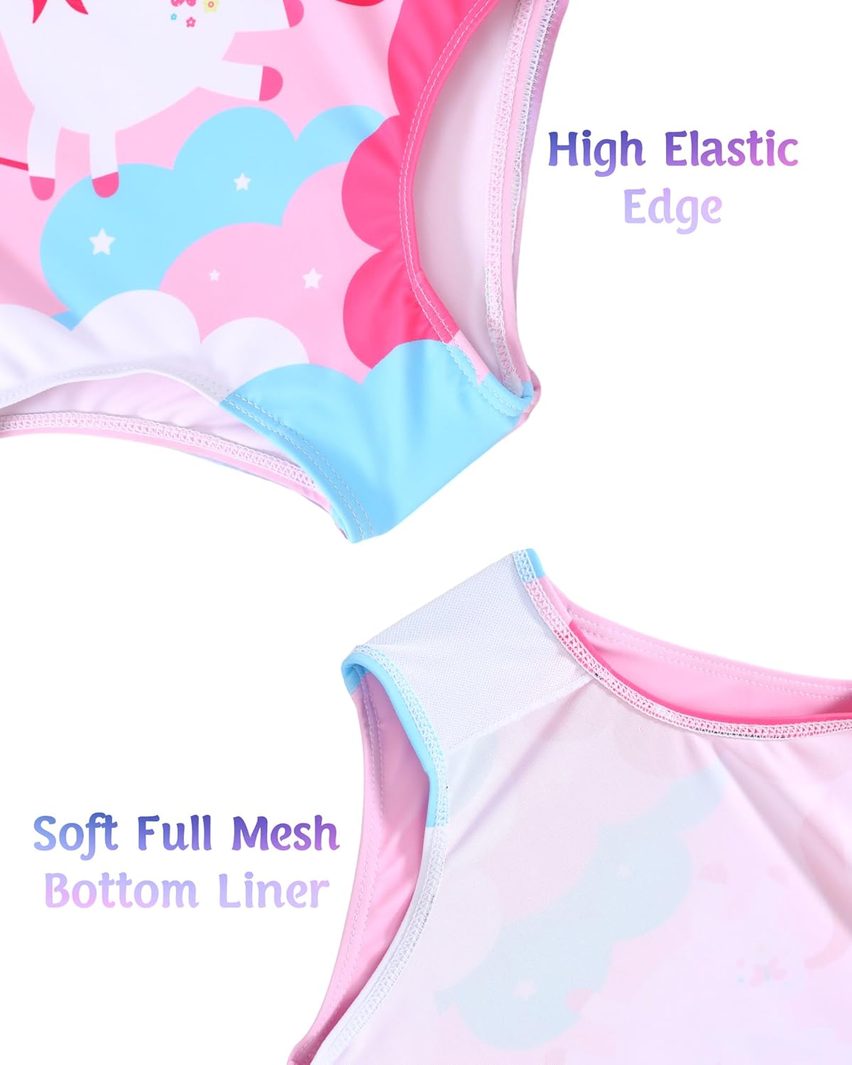 Toddler Girls Bathing Suit One Piece Ruffle Strap Cute Swimsuits Little Kids Beach Pool Quick Dry Swimwear 2t-10 - Image 4