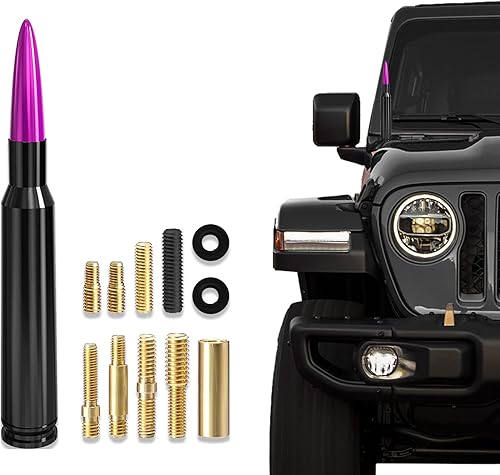 Miniatura 8 de Mástil de antena de bala para automóvil mástil de antena de bala para vehículos accesorios de camionetas resistentes repuesto de antena de vehículo