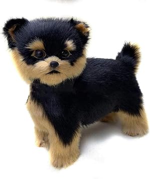Realistic Simulation Toy Puppy Realistic Plush Companion Toy Pet Dog Handmade..