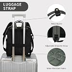 EMPSIGN 17 Inch Laptop Backpack for Women, Travel Computer Backpack, Large Capacity Water-repellent Quilted Casual Daypack