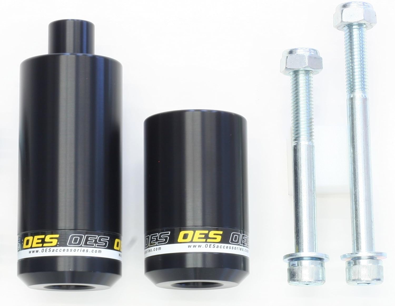OES Accessories Brand Frame Sliders Compatible with Kawasaki Ninja ZX6R ZX6RR 636 2003 2004 No Cut (Blue)