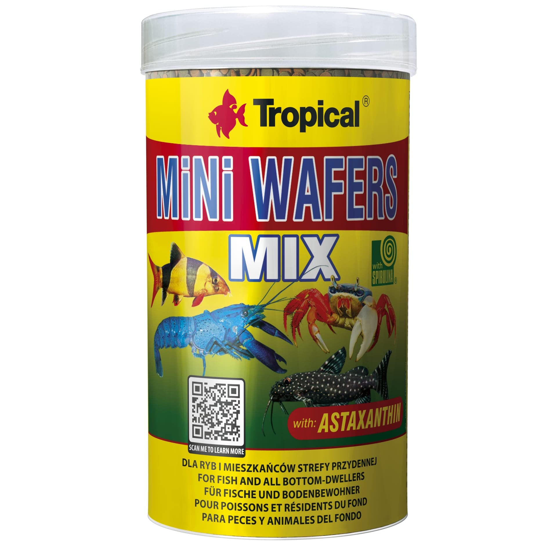 Tropical Wieloskładnikowy pokarm dla wszystkożernych ryb dennych MINI WAFERS MIX 250ml / 138g