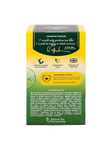 Vista 209 de Ahmad Tea Té negro, bolsitas de té descafeinadas, 20 unidades (paquete de 1) - Descafeinado y sin azúcar