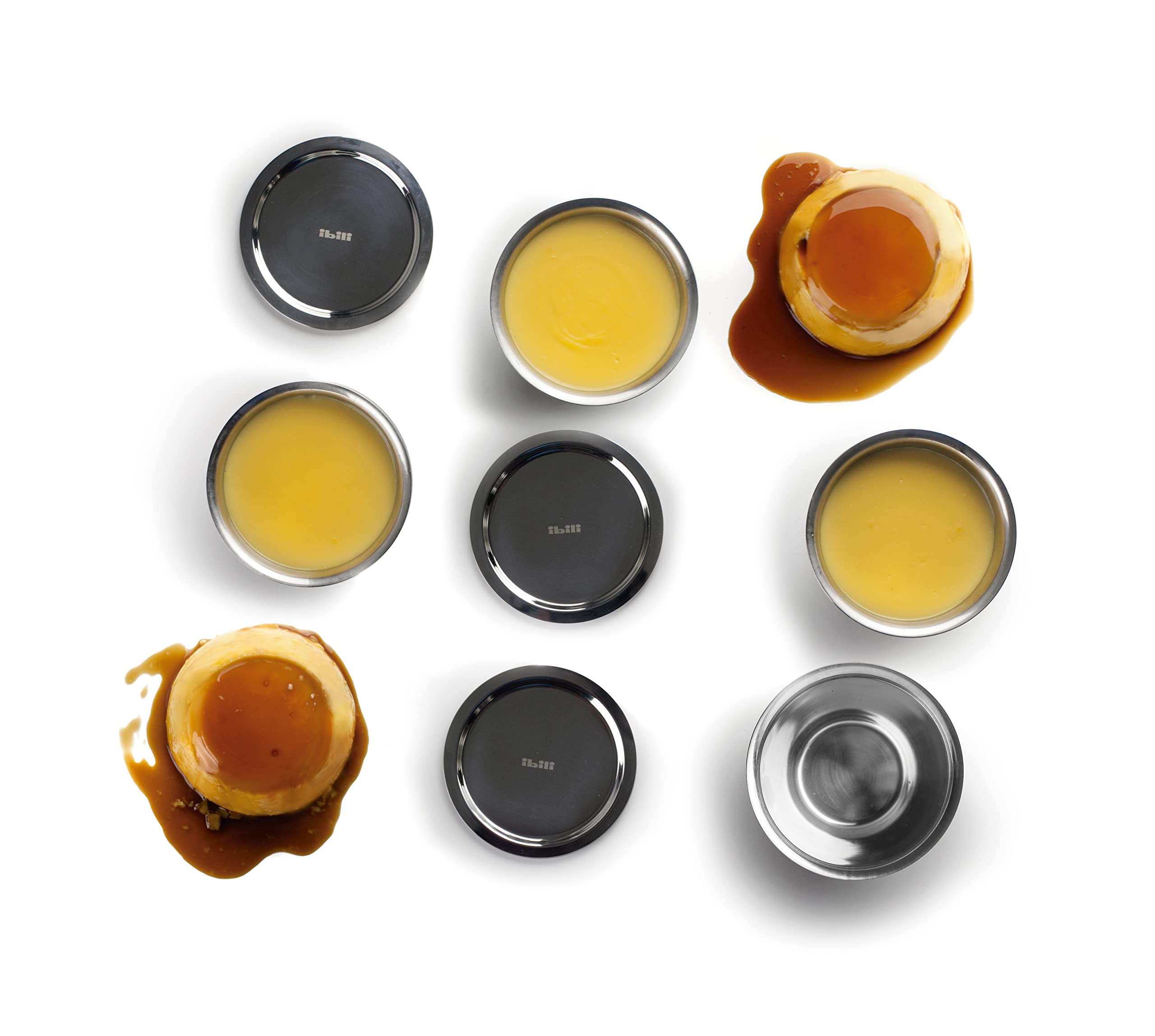 Ibili Silber - 651000 - Set Of 6 Flan Mould Lids