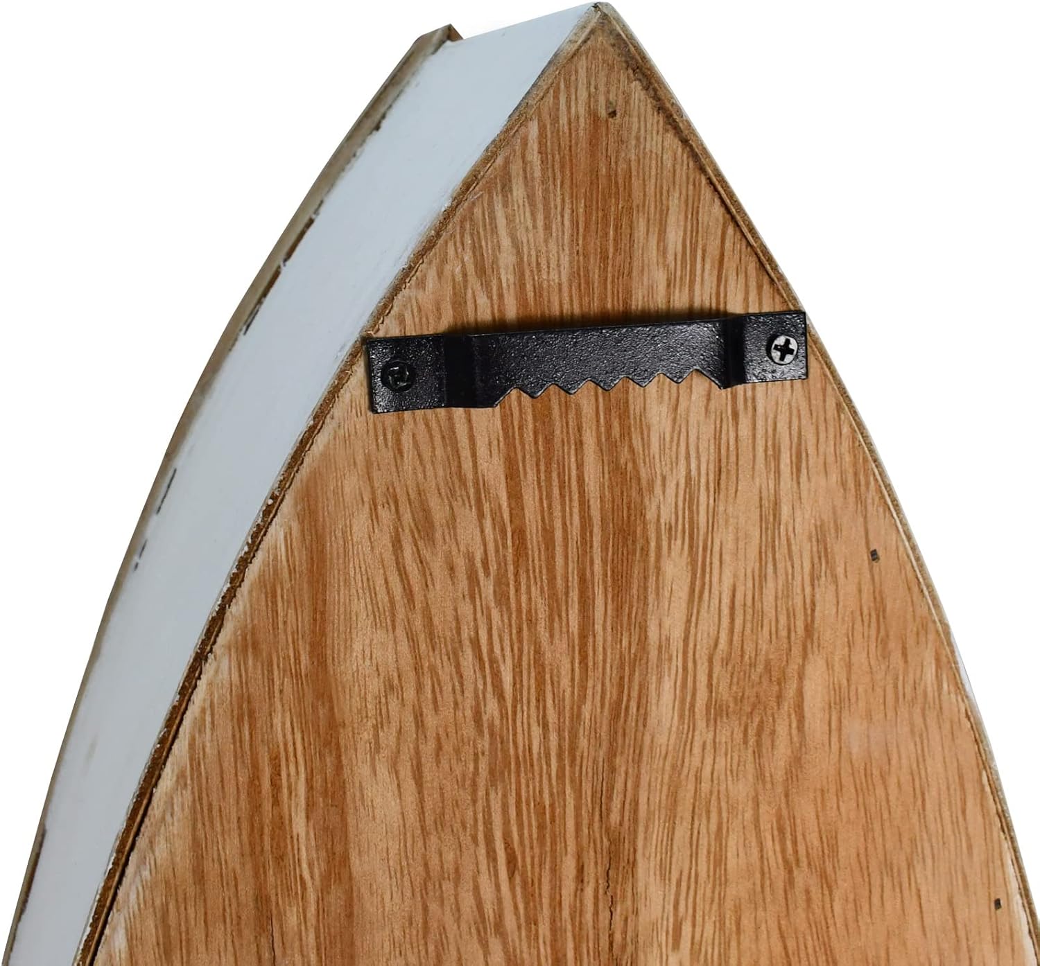 Aecipl Solid Wood Boat Shelf Decorative Nautical Wall Decor Beach Themed Bookcase Large Wooden 4-Tier Display Shelves for Home Kitchen Bedroom Living Room (31.5" H)