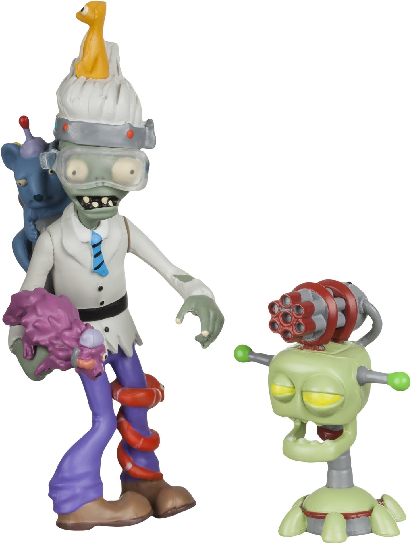 Plants vs Zombies GW2-3" Zoologist Figure with Laser Turret