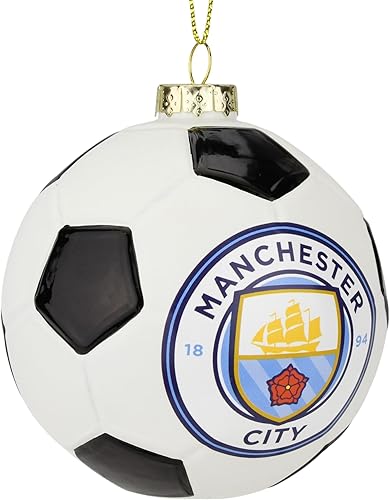 Miniatura 3 de Tree Buddees x Manchester City F.C. - Adorno de Navidad oficial del club de fútbol de edición limitada, equipo de fútbol de la Premier League (bola