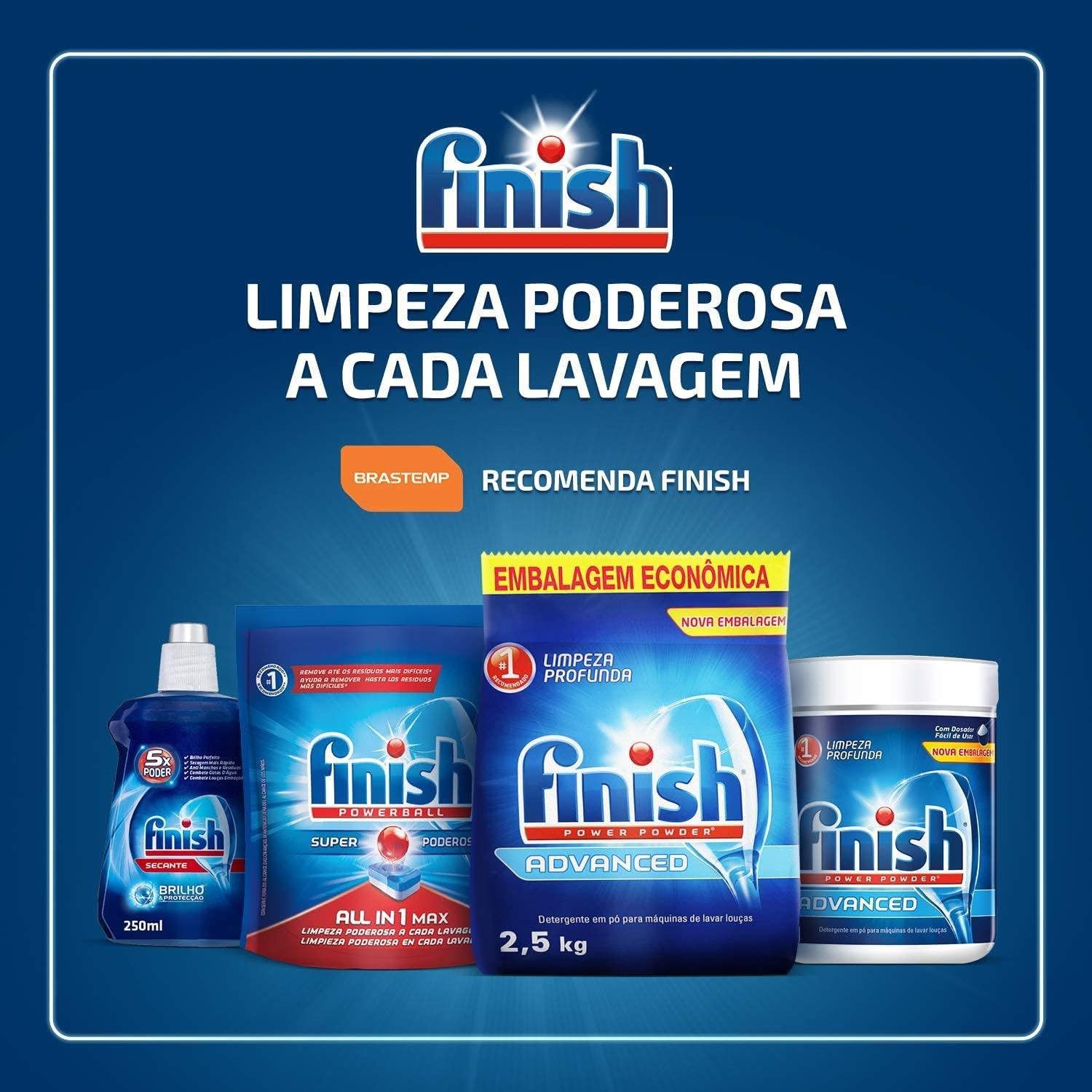 Imagem frontal com fundo azul, destacando os produtos. Imagem frontal com fundo azul, destacando os produtos.