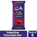 Cadbury Dairy Milk Silk Valentine Chocolate Bar, 6 X 60 G,360 Grams gallery image