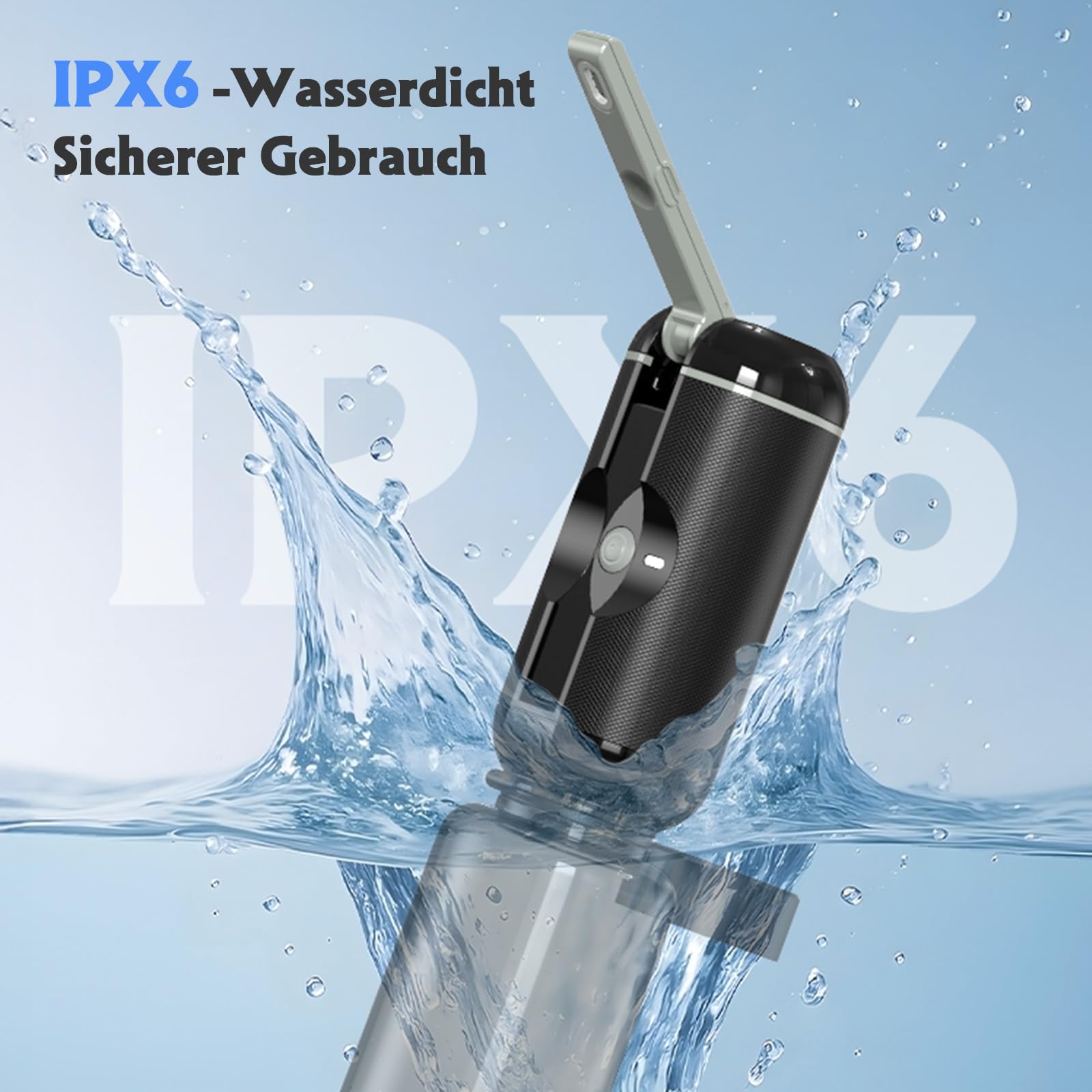 Po Dusche Elektrischer Tragbarer Bidet, 2*200 ml Wassertank Geschenkbox Verpackung, Wiederaufladbare Intimdusche, ideal für Männer, Frauen, Schwangerschaft & Reisen