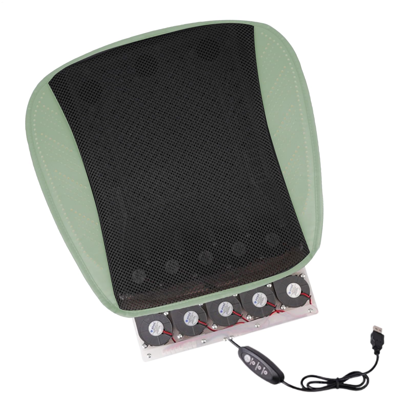 Cuscino per il Sedile 'Automobile Leggero Multifunzionale Ergonomico | Cuscino Traspirante con Ventilatore Leggero Multifunzionale Antiscivolo Per Auto Camion Guida Viaggio Casa Cuscin