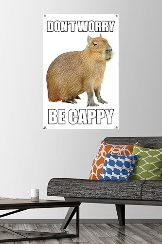 Miniatura 2 de Trends International Capybara - Póster de pared Be Cappy, 22.37 x 34.00 pulgadas, paquete de póster y alfiler