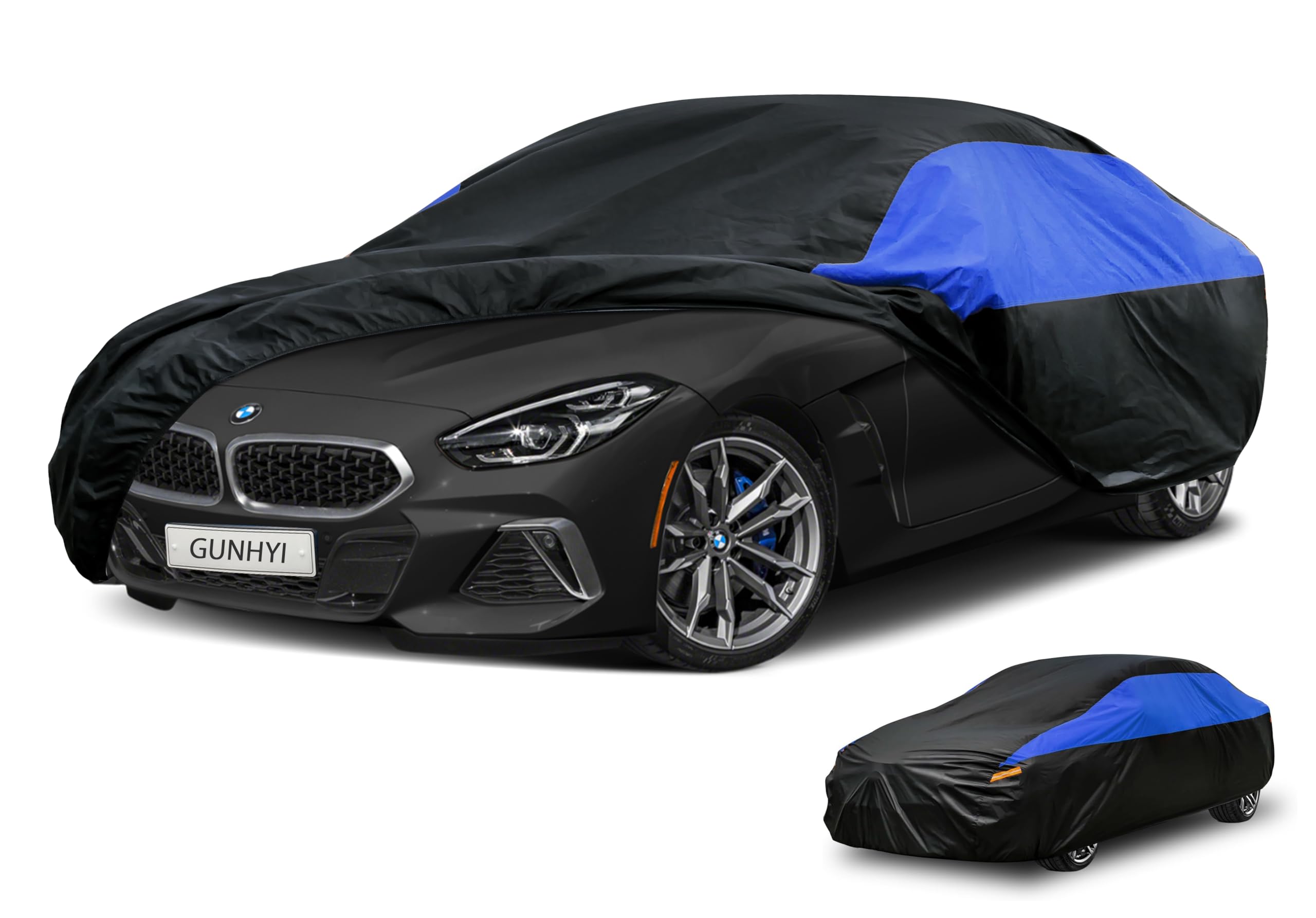 GUNHYI Car Cover Custom Fit Z4 Waterproof All Weather, Lightweight Full Car Cover Outdoor Sun UV Rain Dust Snow Wind Protection.