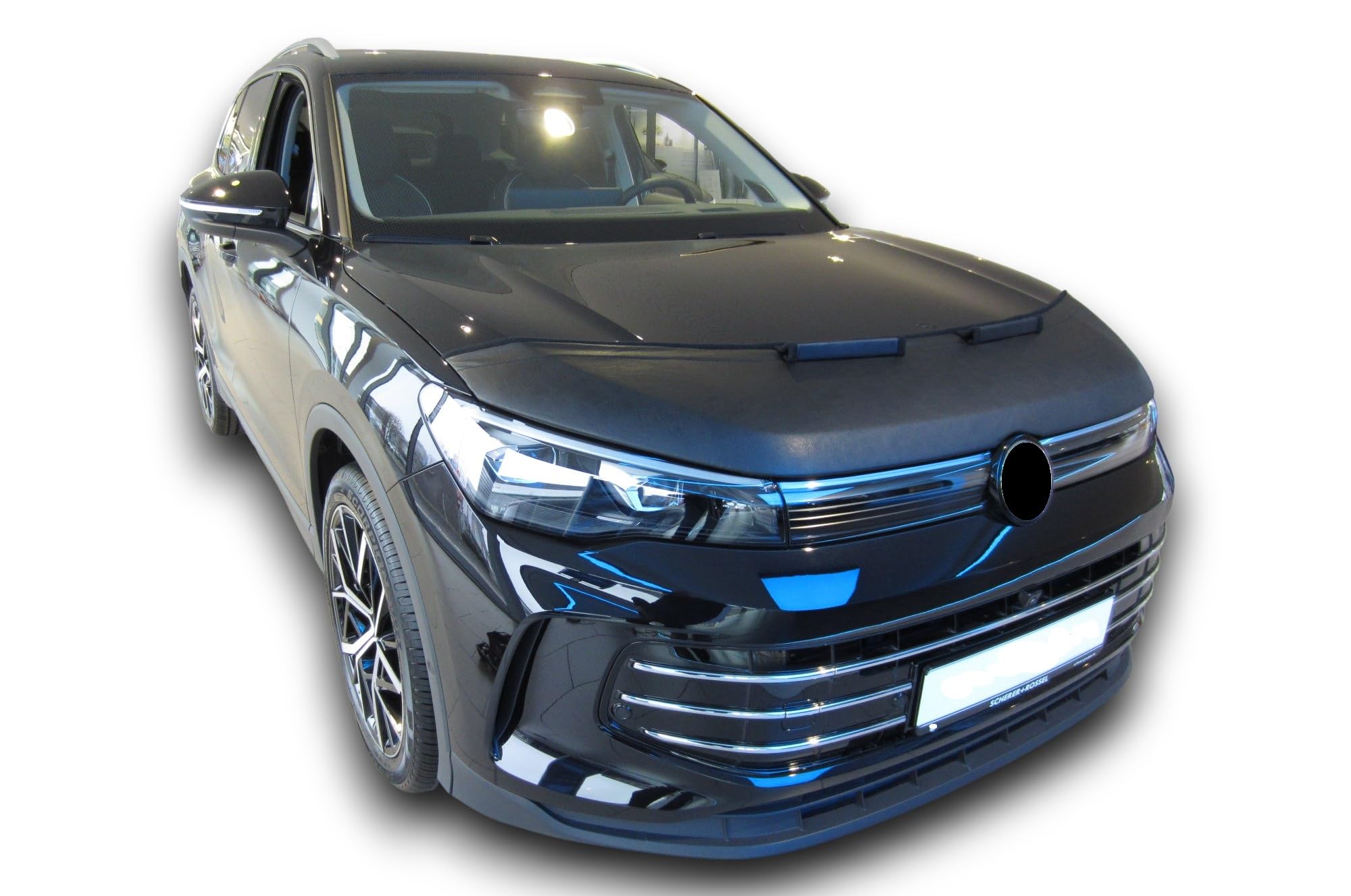 AB-00845 Auto-BRA kompatibel mit VW Volkswagen Tiguan ab 2024 Haubenbra Steinschlagschutz Tuning Bonnet Bra