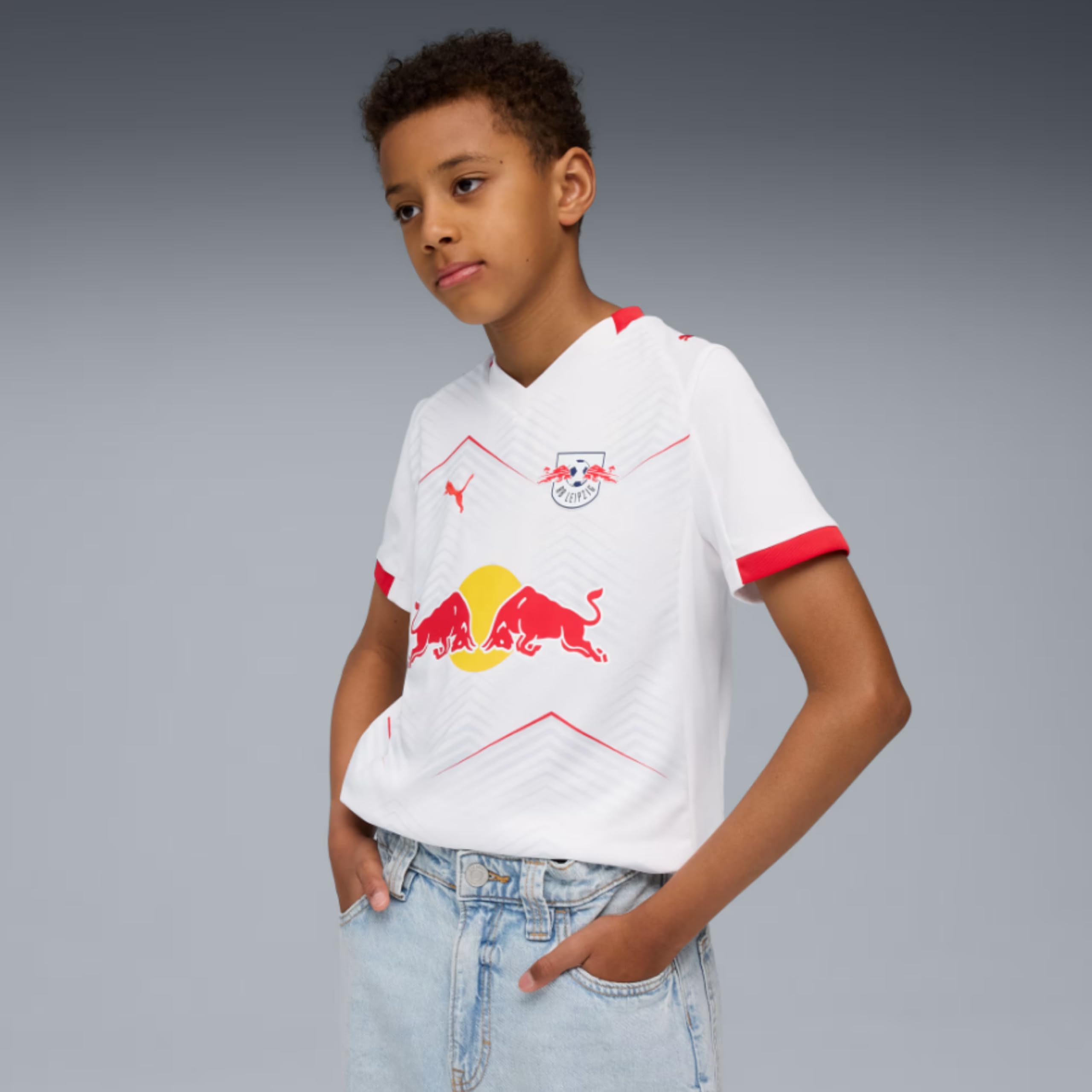 PUMA Original RB Leipzig Trikot Kinder [Home 25/26] Offizielles Leipzig Trikot [Spieler oder Personalisiert] Sportbekleidung Fussball Geschenke Jungen Mädchen Fußball Fanartikel Kinder