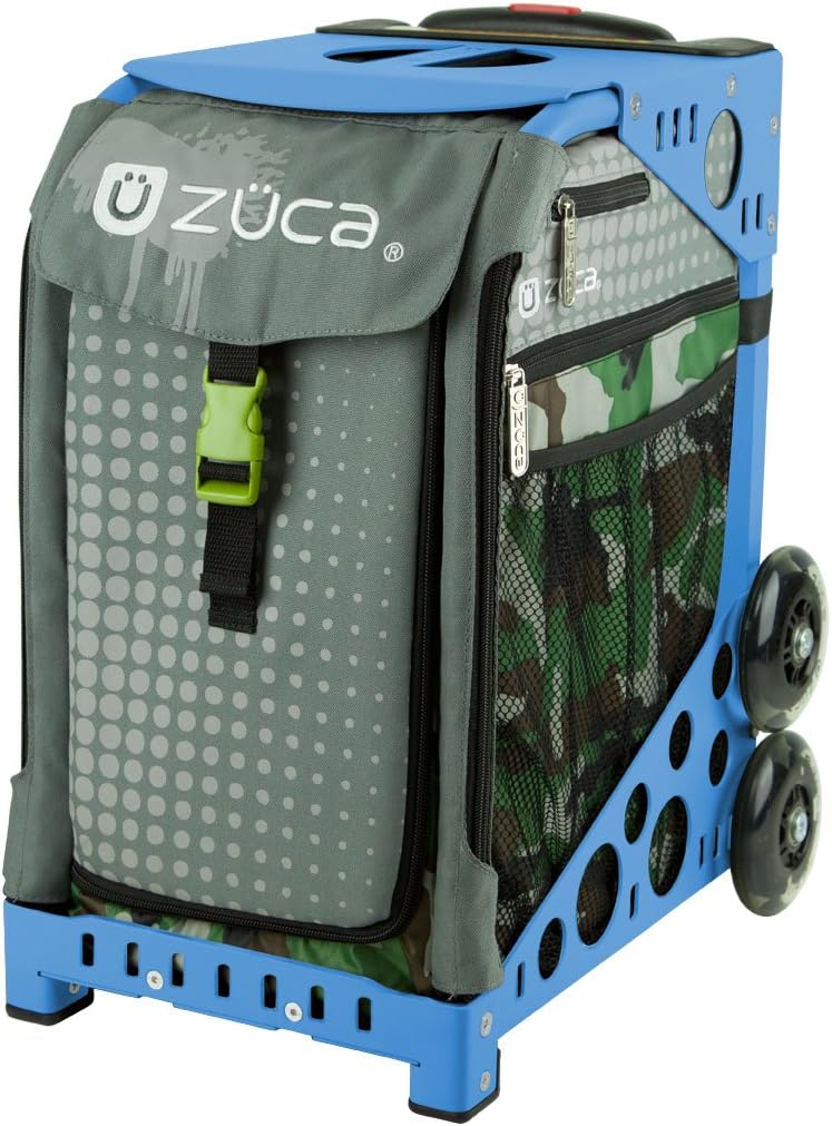 ZUCA Bag Paintball Insert & Blue Frame w/Flashing Wheels