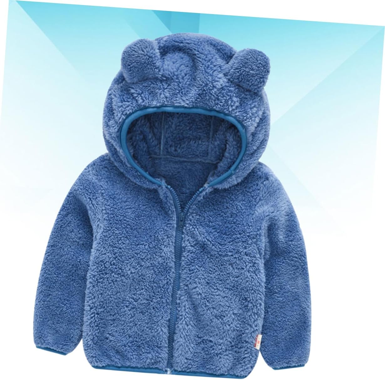 CALLARON Fur Coat Jacket Fur Hooded Coat Men and Women Pink Ear Children's Clothing