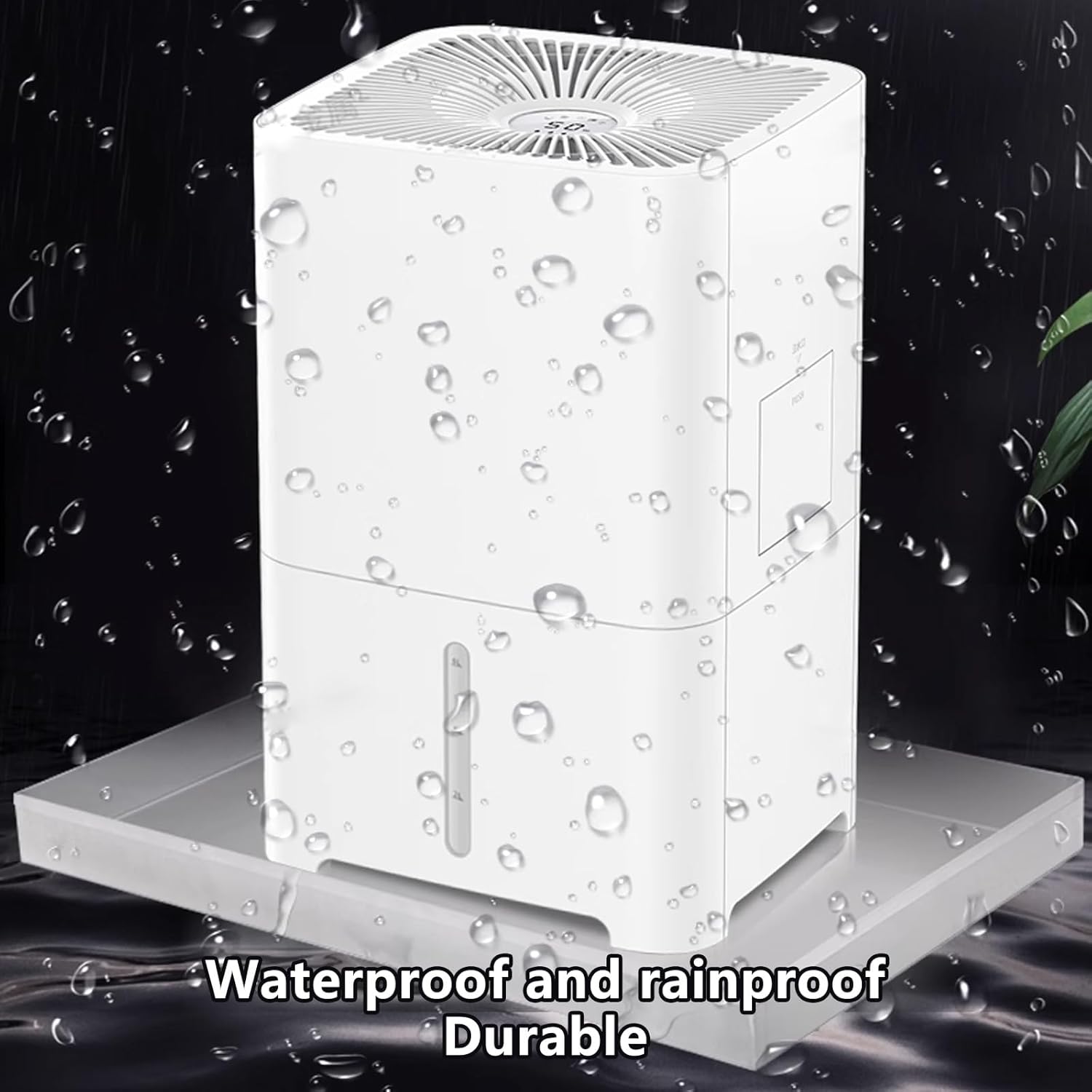 Air Conditioner Drip Tray - Heavy-Duty Condensate Drain Pan to Prevent Water Leakage & Seepage for Outdoor AC Units, Durable, Easy to Install, Essential HVAC Accessory