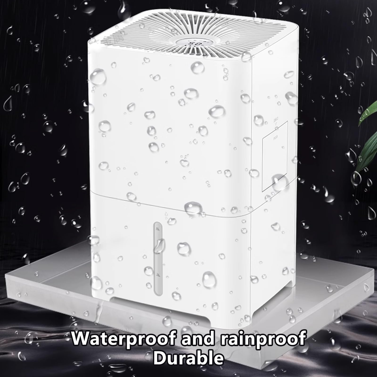 304 Stahl Kondensat-Ablaufwanne 1mm Automatische Auffangwanne Für Innen Außen Klimaanlagen Ideal Als Ölauffangwanne Große Wasserschale(120x60cm/47x24in