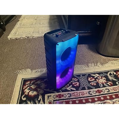 Bluetooth Speakers, 60W  80W Peak  Portable Loud Wireless Stereo Speaker Rich Bass Bluetooth 5 0 Fm Radio Colorful Light Tws Pairing Eq 10000mah Battery - View #3