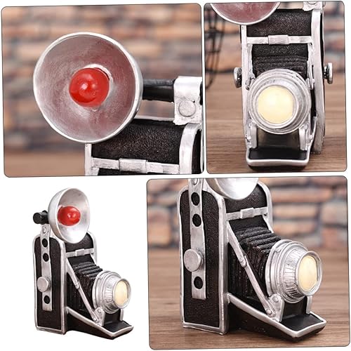 Miniatura 3 de Ornamento de cámara vintage creativo retro modelo de cámara resina artesanía foto apoyo para oficina hogar diciembre