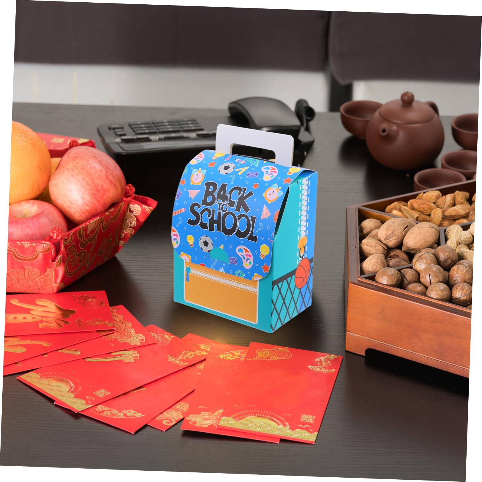 20pezzi Scatole per Caramelle di Carta Scatole Regalo per Ritorno Scuola Contenitori per Dolcetti per Bomboniere Porta Caramelle per Feste