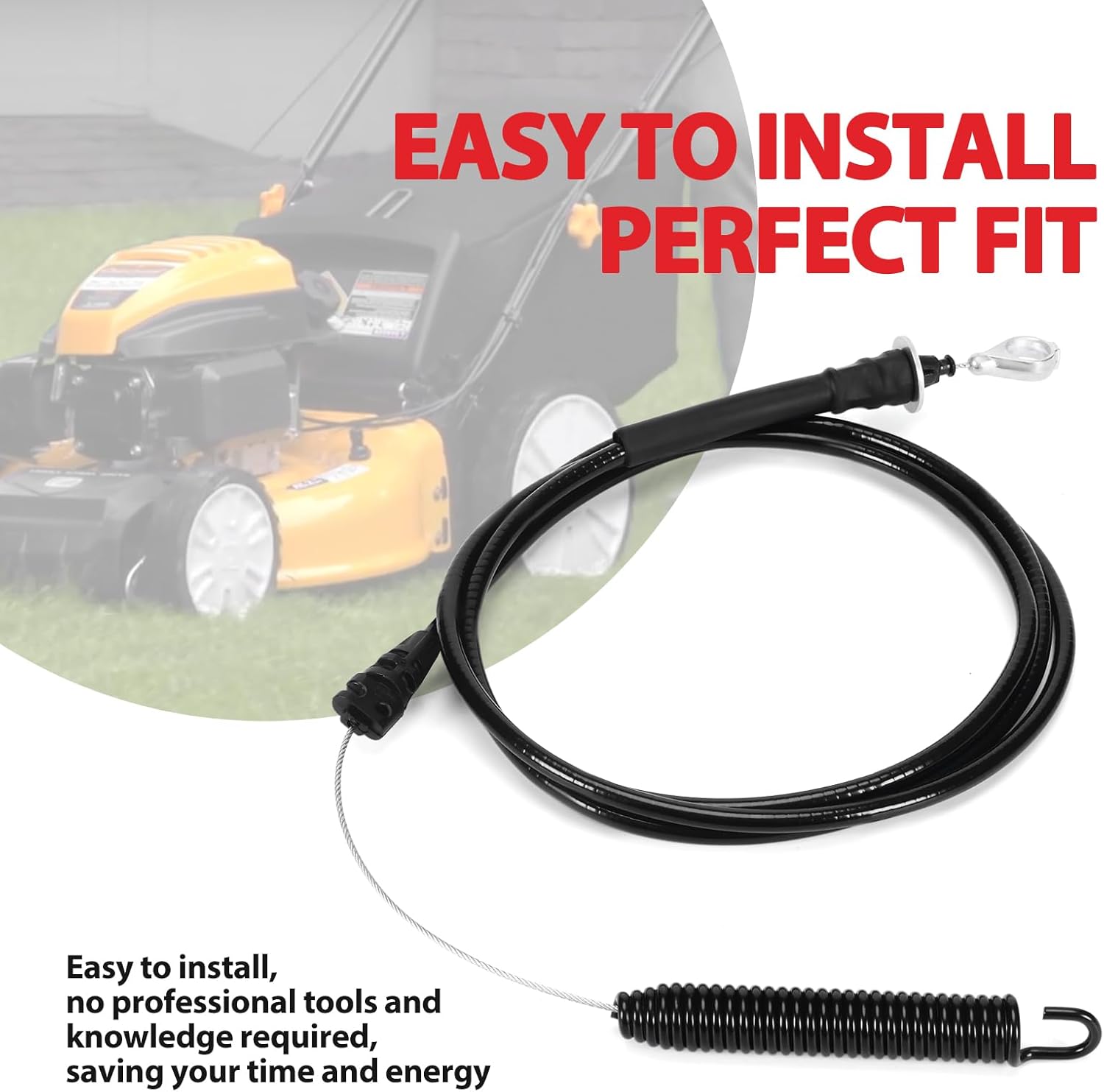 946-05250 746-05250 Lawn Mower Blade Control Cable Compatible with MTD Craftsman 2473979/M410/M430 & Columbia SP28S & Troy-Bilt TBWC28 & Cub Cadet CC600 Walk Behind Mower