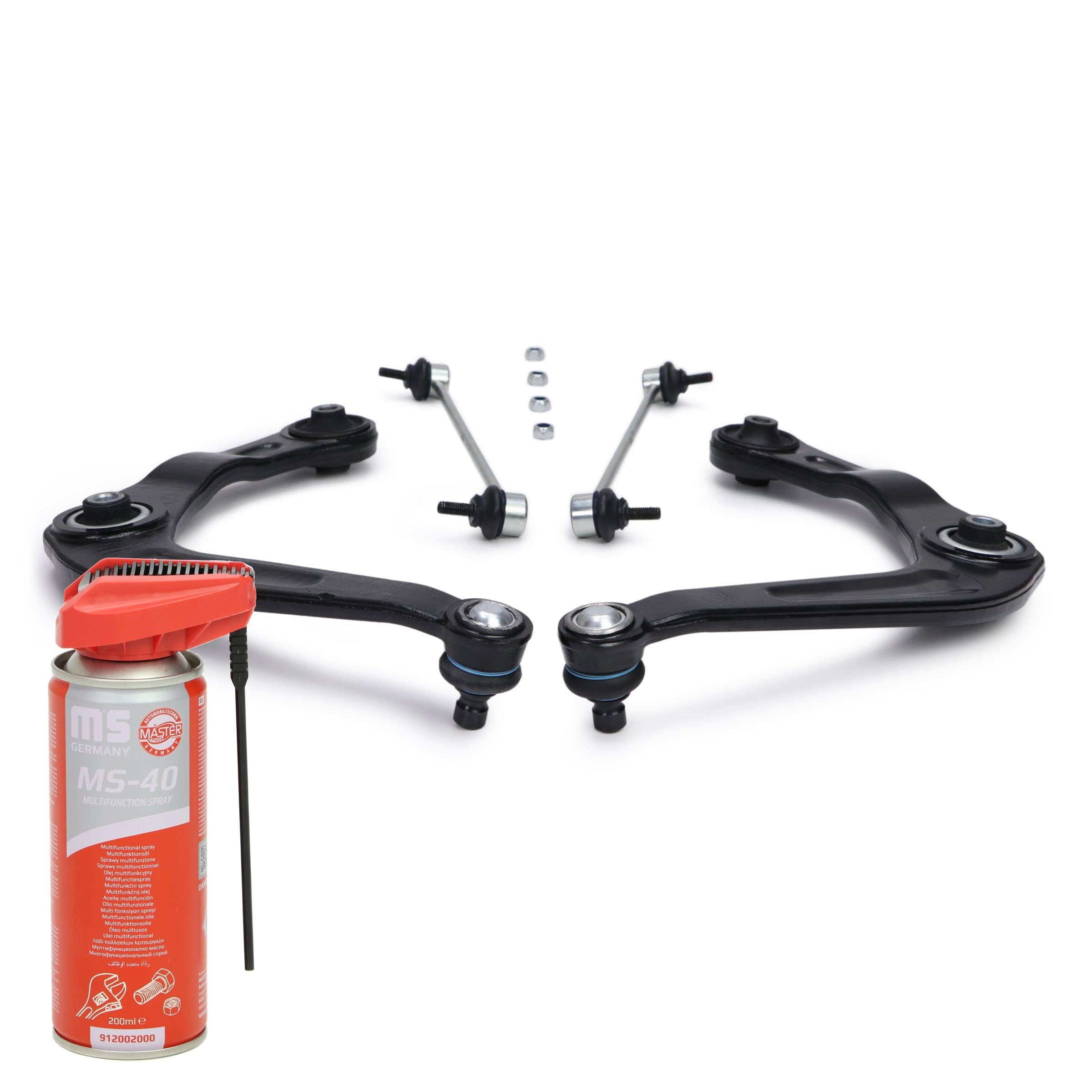 36802/1-SET-MSP Kit Juego de reparación brazo de suspensión Delantero Izquierda Delantero Derecha Delantero 200ml