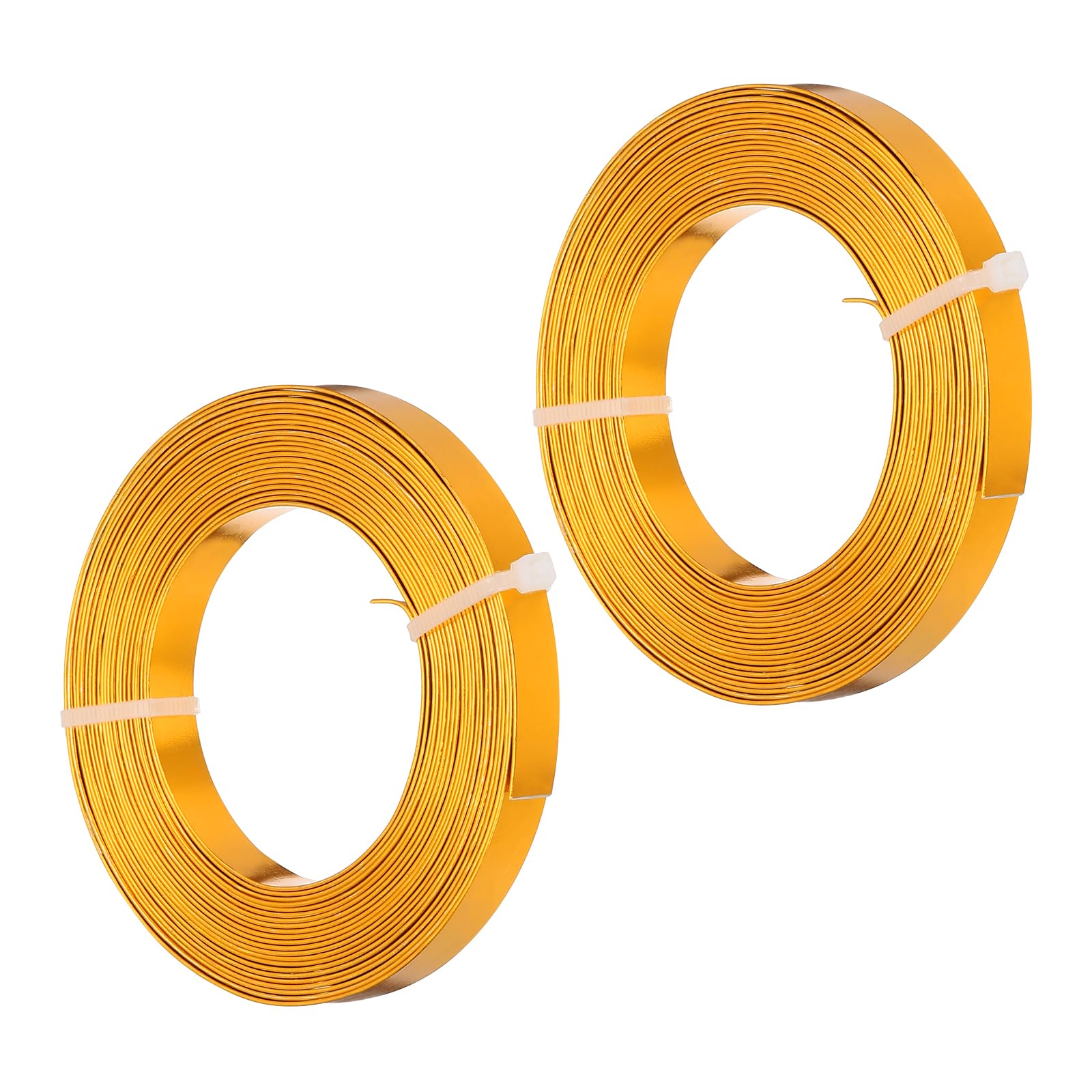 PATIKIL 16.4 Feet Flat Aluminum Wire