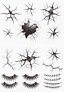 Juego de tatuajes faciales espeluznantes de H...