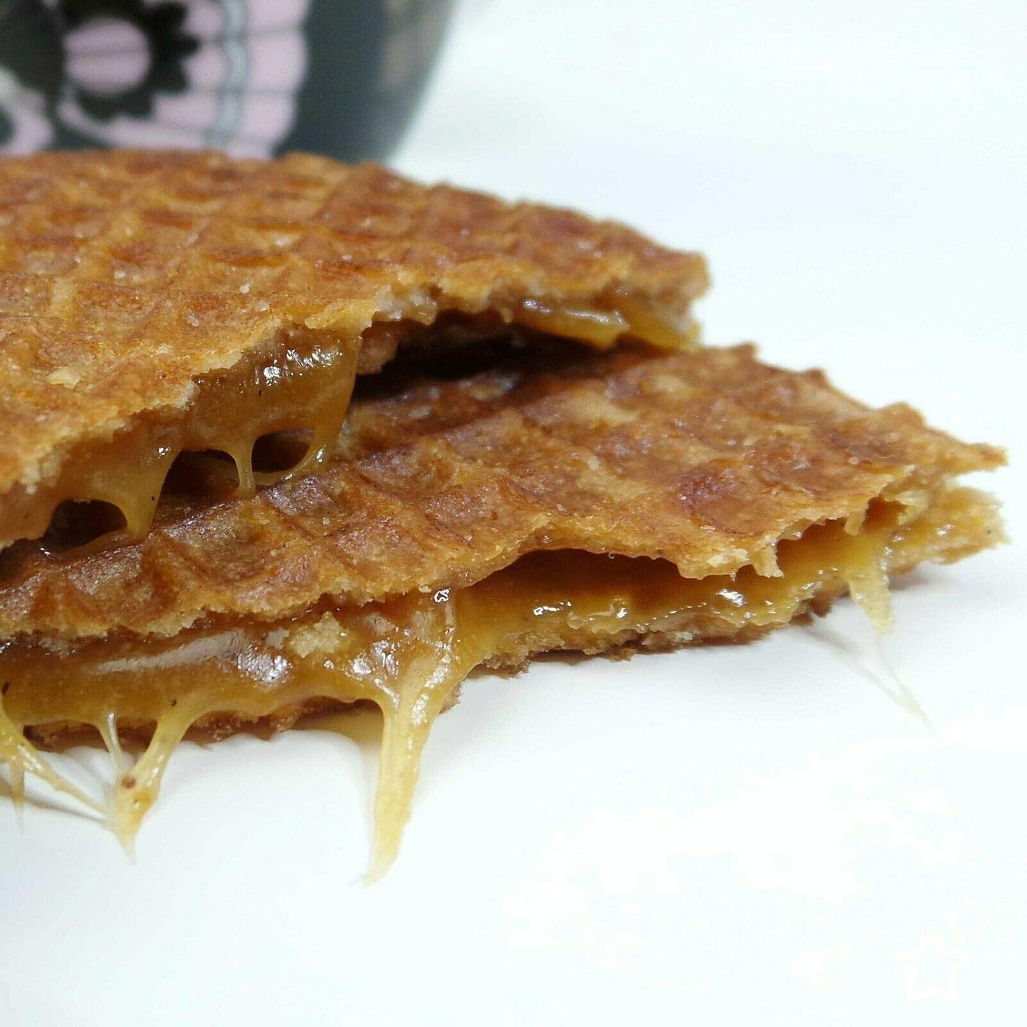 SPECIALLY SELECTED CARAMEL STROOPWAFELS Imported from the Netherlands