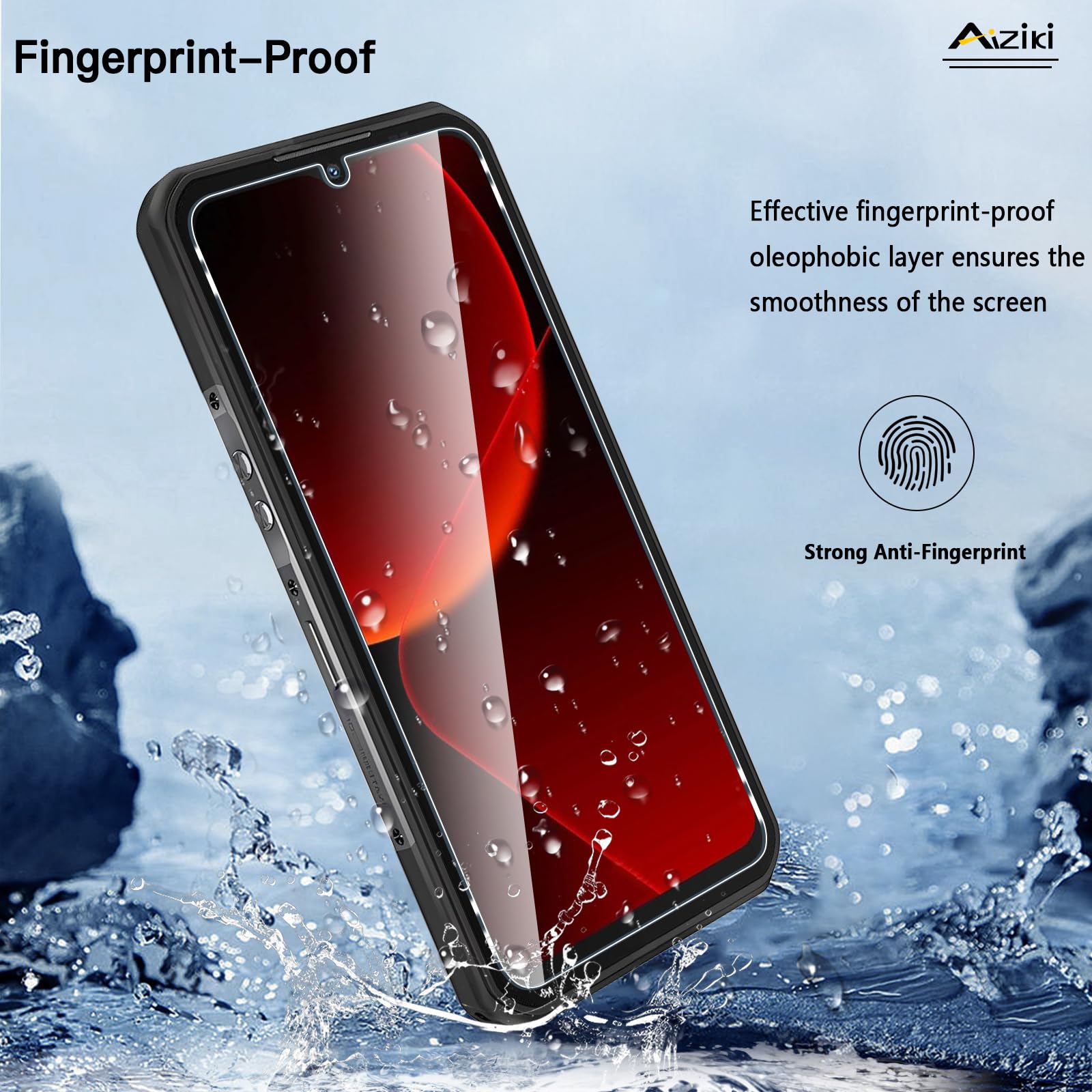 2x Pellicola Protettiva per Oukitel WP55 Protezione opaco Vetro