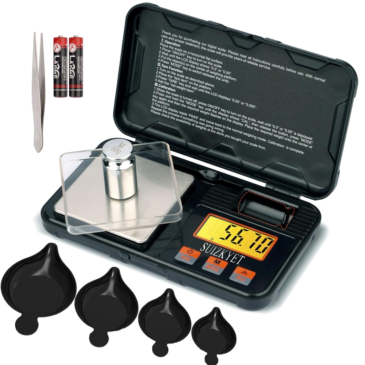Accurate Reloading Scale 3086 Grains, Powder Scale for