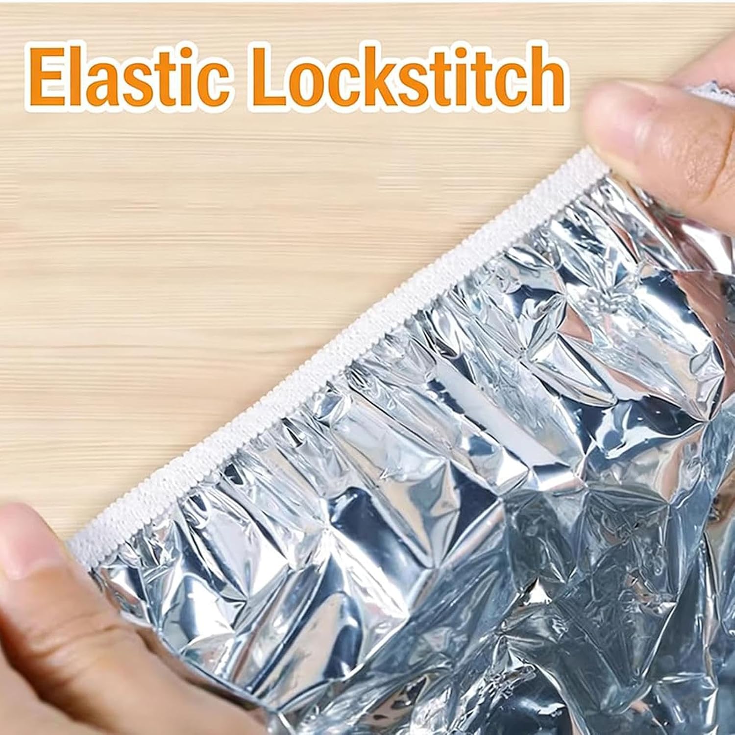 Stretchy Aluminum Foil Food Insulation Covers, Adjustable Pop-Up Elastic Foil Wraps Storage Covers for Plates and Bowls for Home Kitchen Picnic and Outdoor Dining