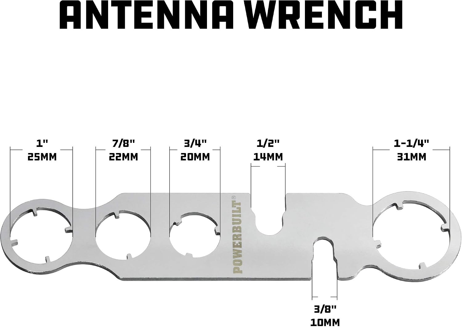 Powerbuilt 640922 Antenna Wrench