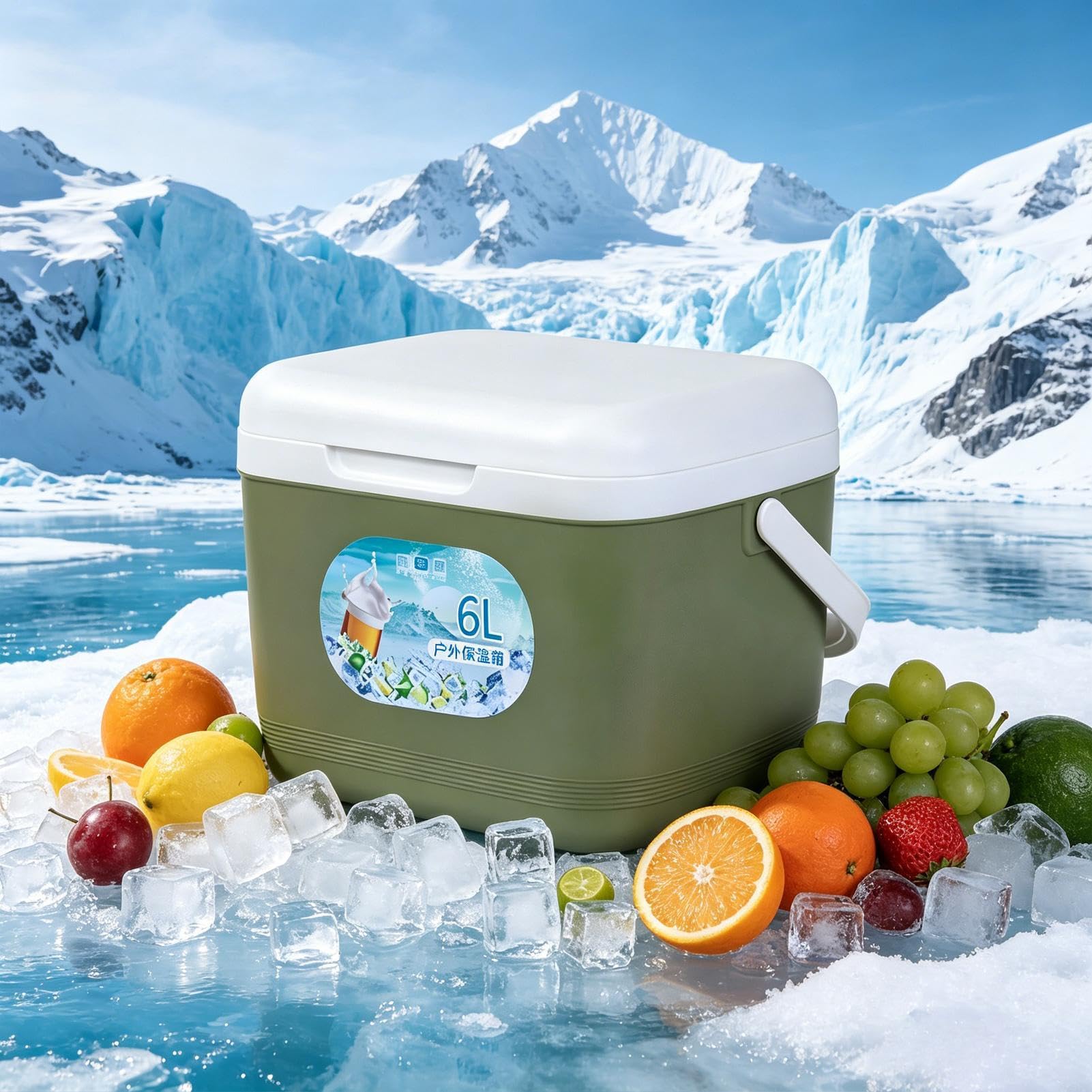 Cooler Box - Hielera portátil para camping | Hielera pequeña de 6 L