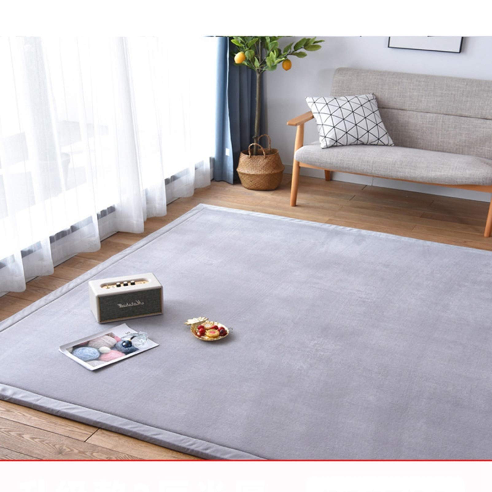 140x200 上品 厚手 ラグ マイクロファイバーラグ ラグカーペットD