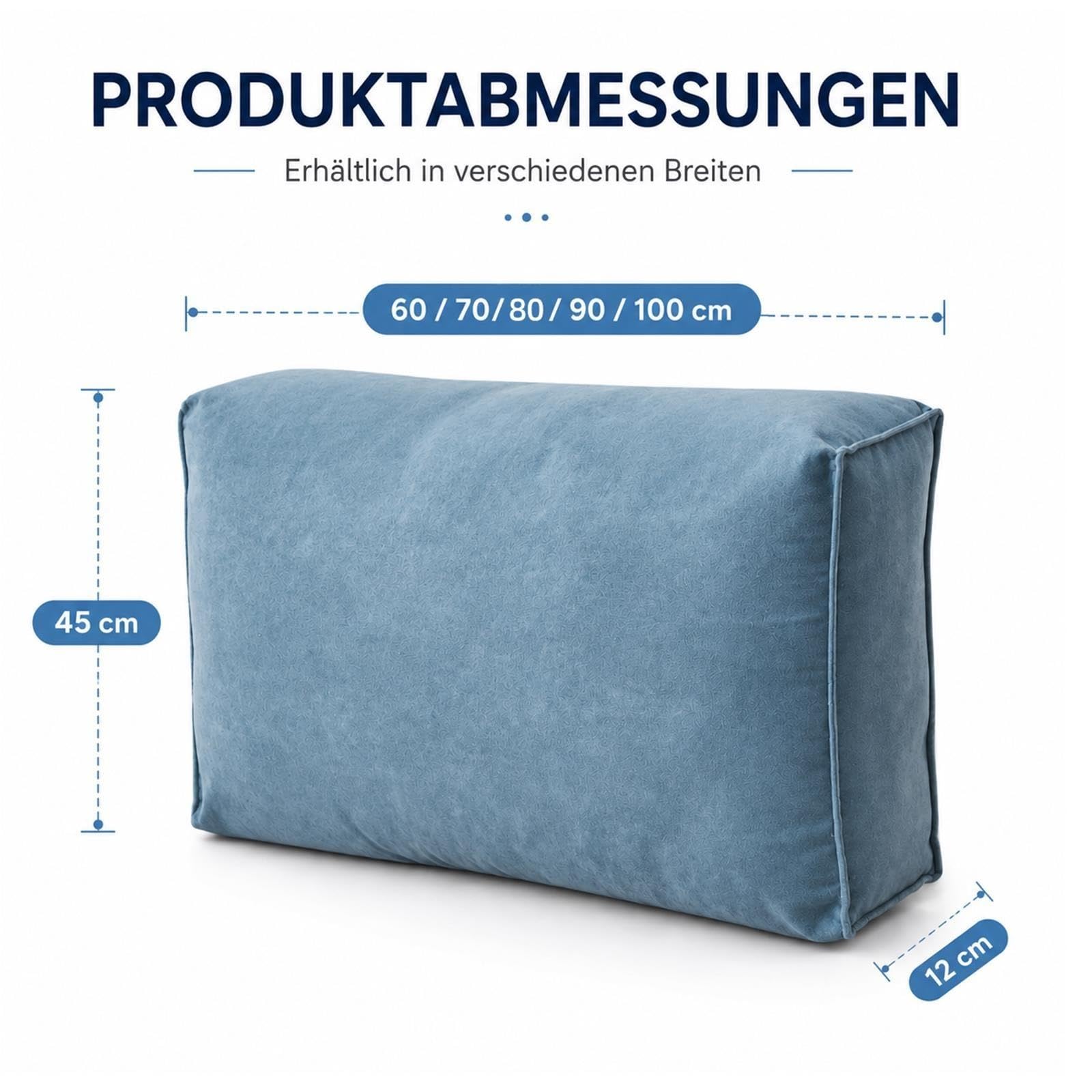 Almohada de Sofá, Gran Almohada de Respaldo para Sofá, Cojín Decorativo