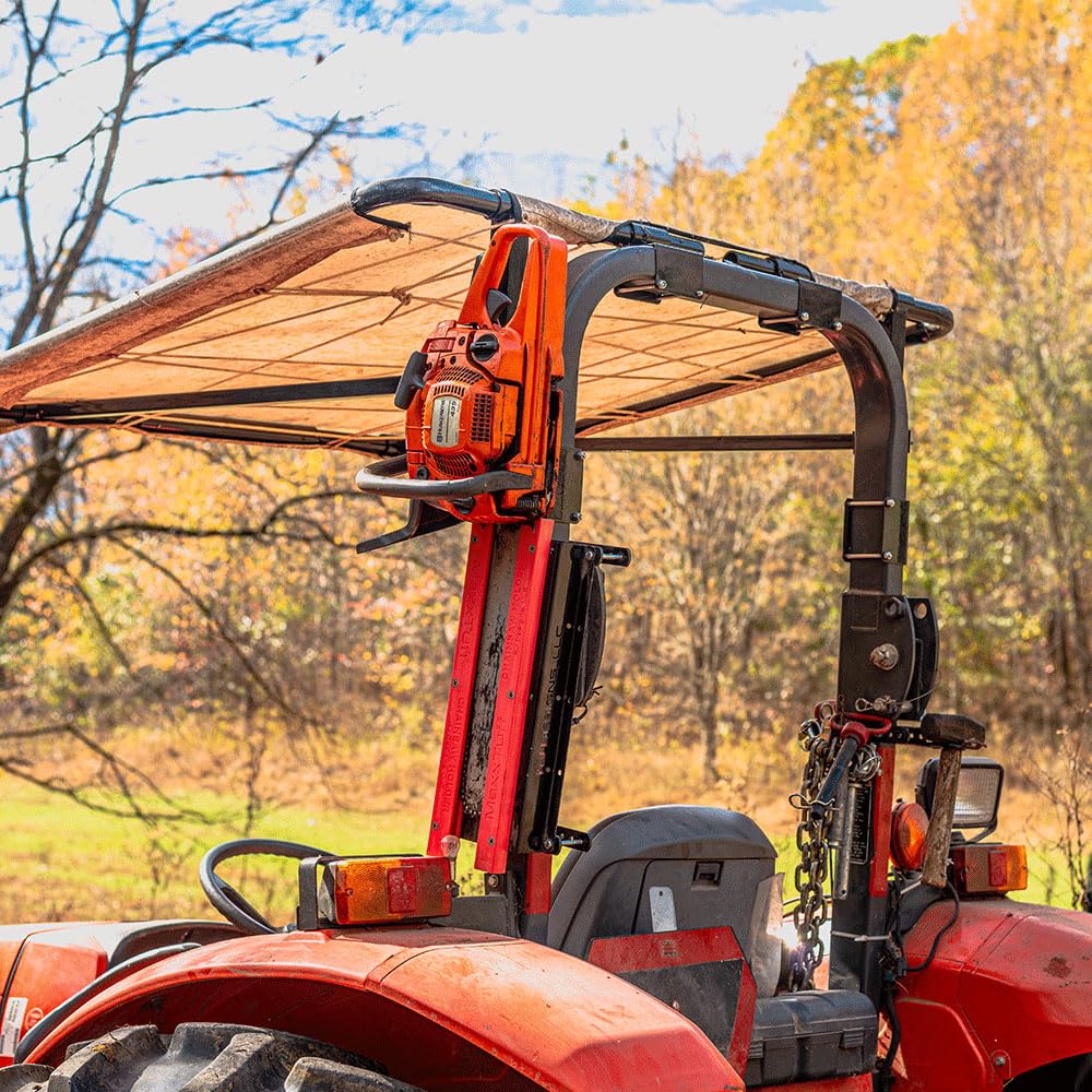 RJ XD ROPS - Soporte para motosierra - Tractor o ZTR - Fabricado en Estados Unidos